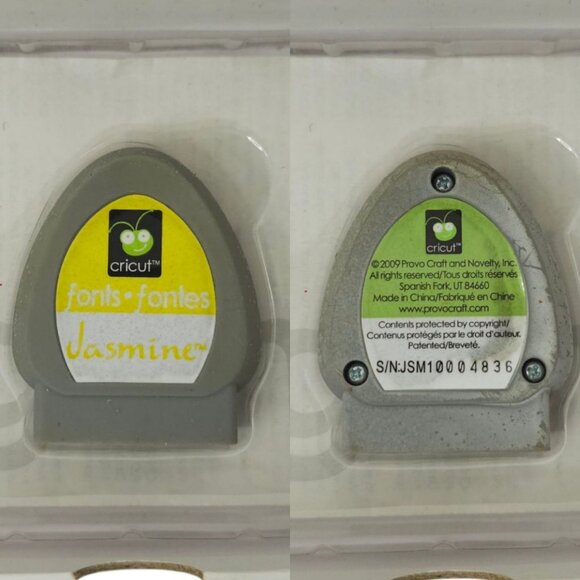 Cricut Provo Craft Font Cartridge Jasmine 290970 Link Status Unknown - Picture 12 of 12